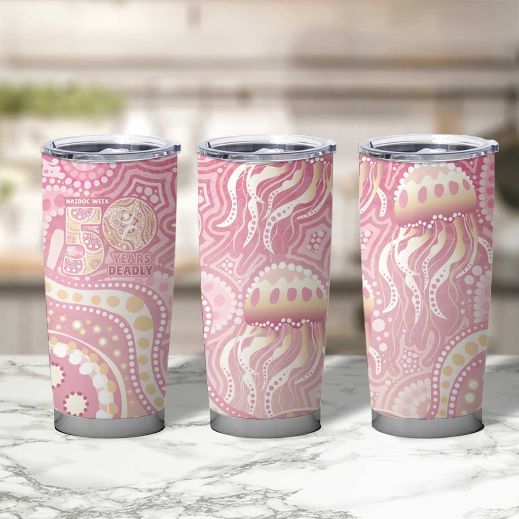 Pastel NAIDOC Week 2026 First Nations Indigenous Tumbler Cup Jellyfish