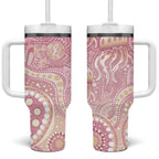 Pastel NAIDOC Week 2026 First Nations Indigenous Tumbler With Handle Jellyfish