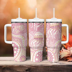 Pastel NAIDOC Week 2026 First Nations Indigenous Tumbler With Handle Jellyfish