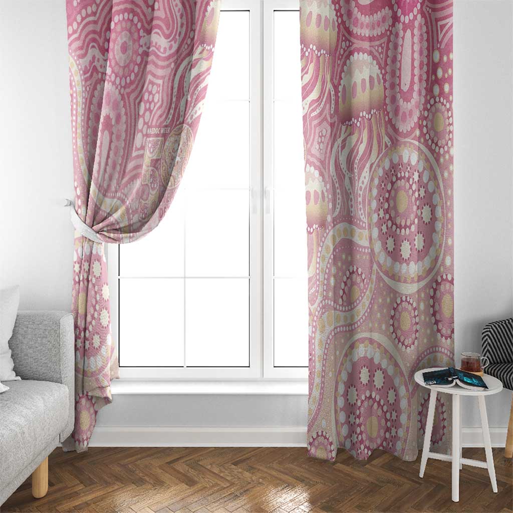 Pastel NAIDOC Week 2026 First Nations Indigenous Window Curtain Jellyfish