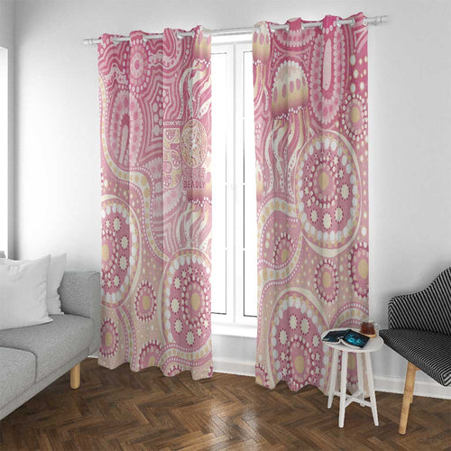 Pastel NAIDOC Week 2026 First Nations Indigenous Window Curtain Jellyfish