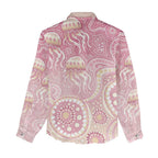 Pastel NAIDOC Week 2026 First Nations Indigenous Women Casual Shirt Jellyfish