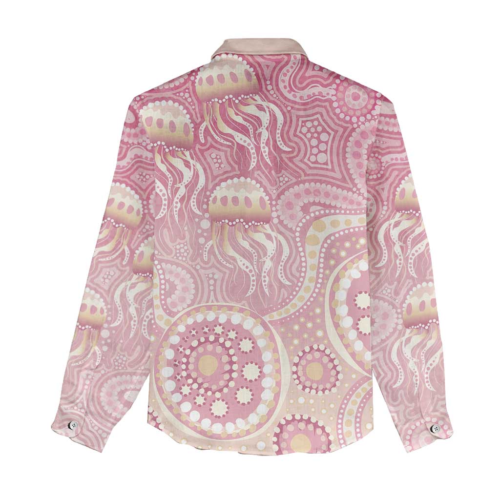 Pastel NAIDOC Week 2026 First Nations Indigenous Women Casual Shirt Jellyfish
