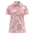 Pastel NAIDOC Week 2026 First Nations Indigenous Women Polo Shirt Jellyfish