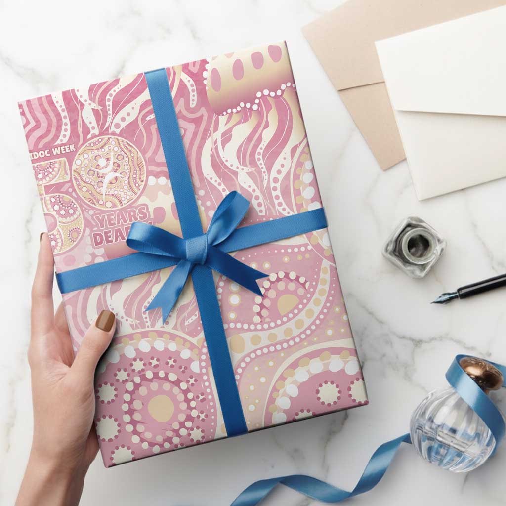 Pastel NAIDOC Week 2026 First Nations Indigenous Wrapping Paper Jellyfish