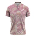 Pastel NAIDOC Week 2026 First Nations Indigenous Zipper Polo Shirt Jellyfish
