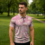 Pastel NAIDOC Week 2026 First Nations Indigenous Zipper Polo Shirt Jellyfish