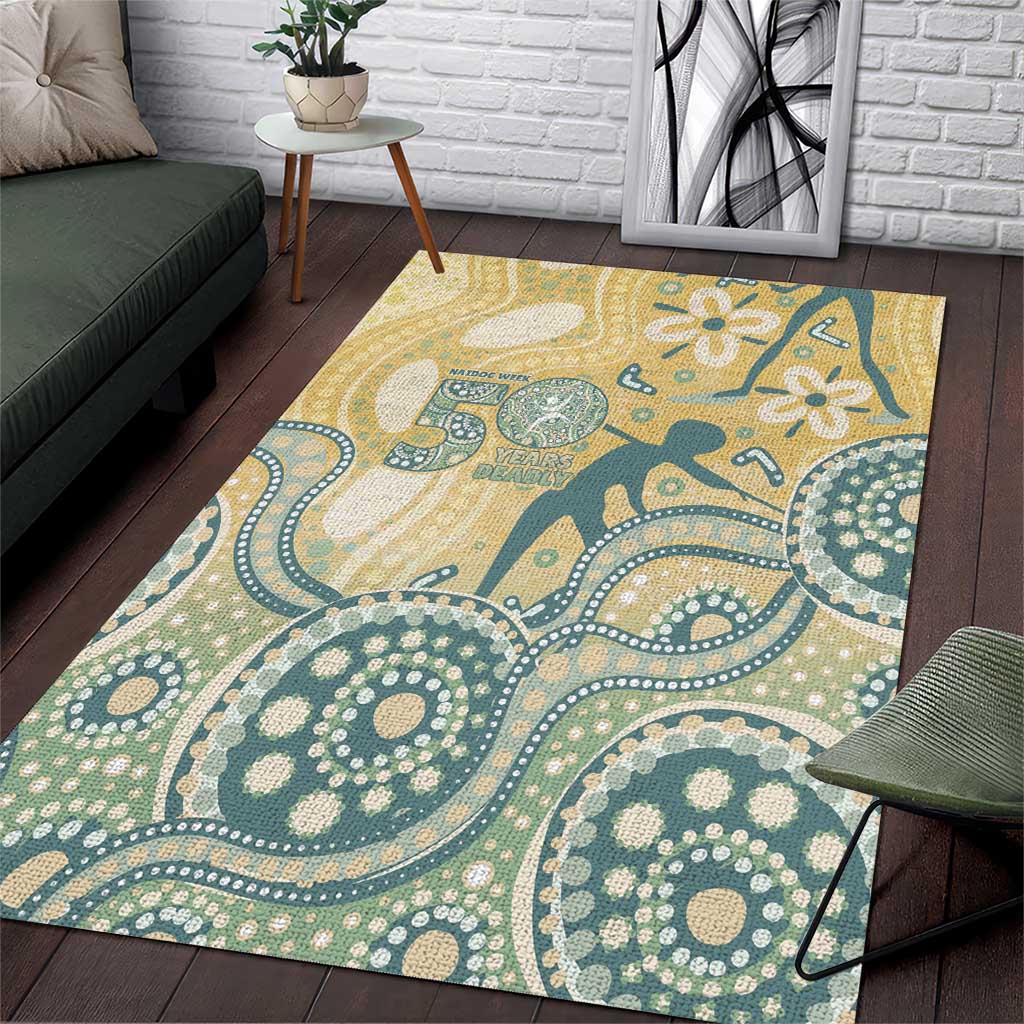 Pastel NAIDOC Week 2026 First Nations Indigenous Area Rug The Life