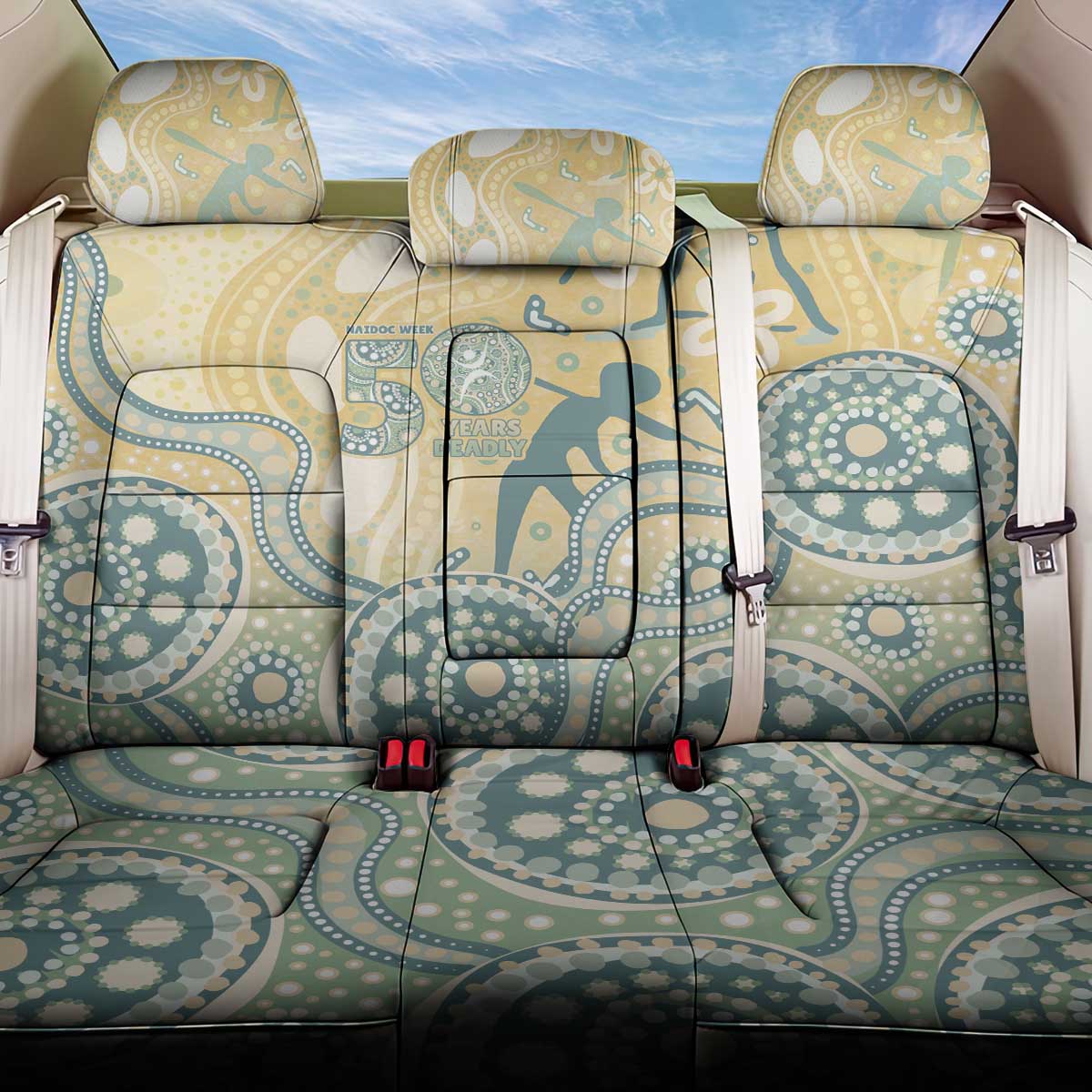 Pastel NAIDOC Week 2026 First Nations Indigenous Back Car Seat Cover The Life