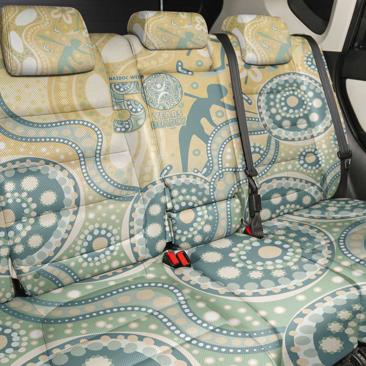 Pastel NAIDOC Week 2026 First Nations Indigenous Back Car Seat Cover The Life