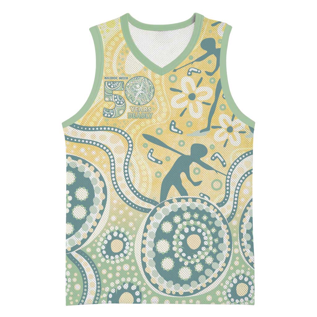 Pastel NAIDOC Week 2026 First Nations Indigenous Basketball Jersey The Life