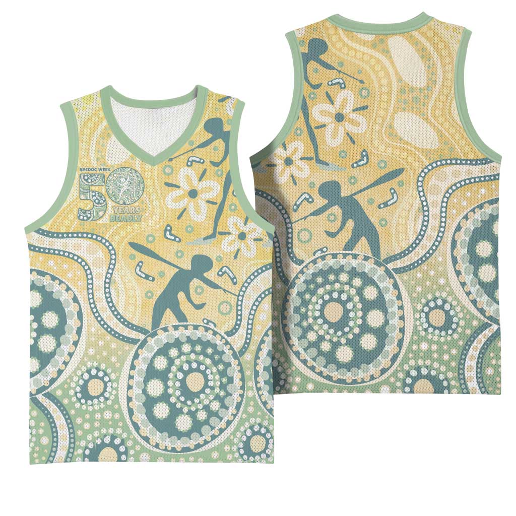 Pastel NAIDOC Week 2026 First Nations Indigenous Basketball Jersey The Life