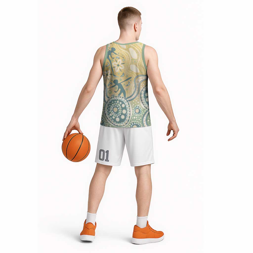 Pastel NAIDOC Week 2026 First Nations Indigenous Basketball Jersey The Life