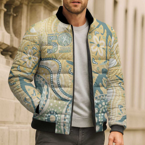 Pastel NAIDOC Week 2026 First Nations Indigenous Bomber Puffer Jacket The Life