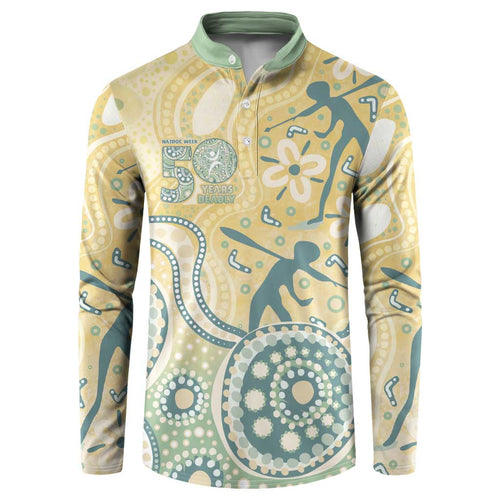 Pastel NAIDOC Week 2026 First Nations Indigenous Button Sweatshirt The Life