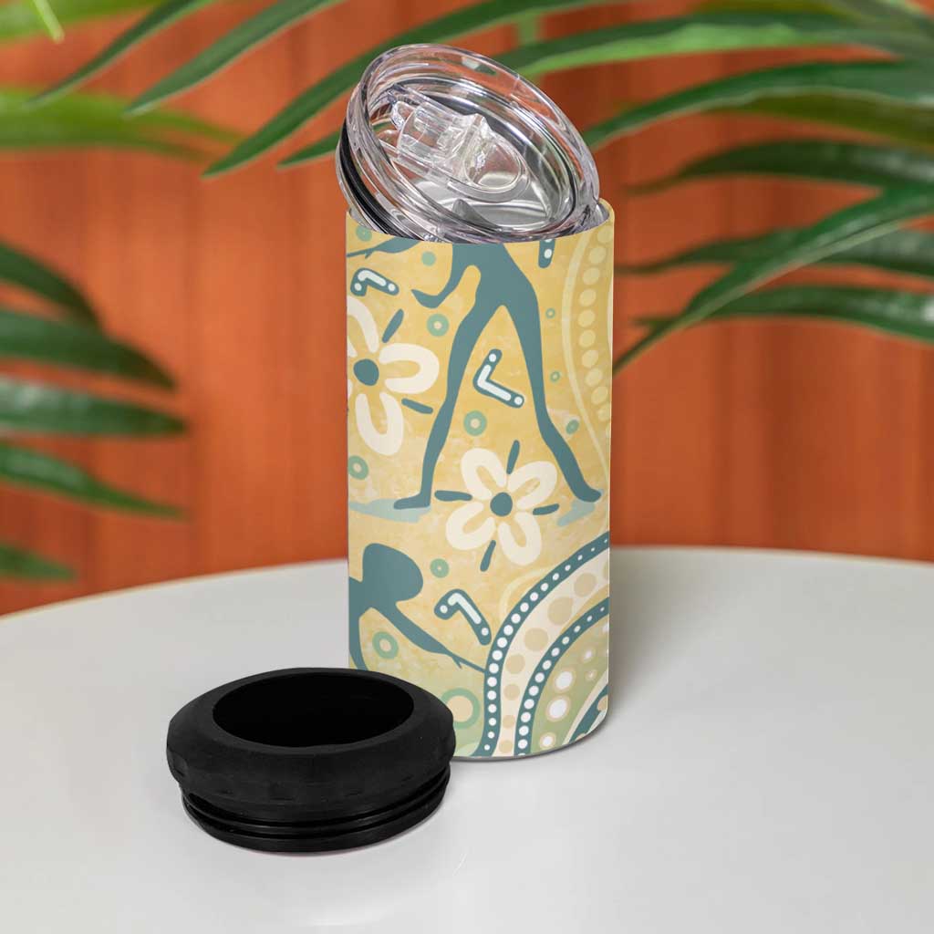 Pastel NAIDOC Week 2026 First Nations Indigenous 4 in 1 Can Cooler Tumbler The Life