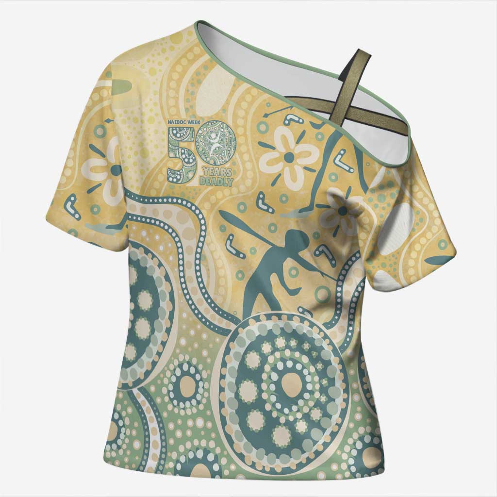 Pastel NAIDOC Week 2026 First Nations Indigenous Cross Shoulder Shirt The Life
