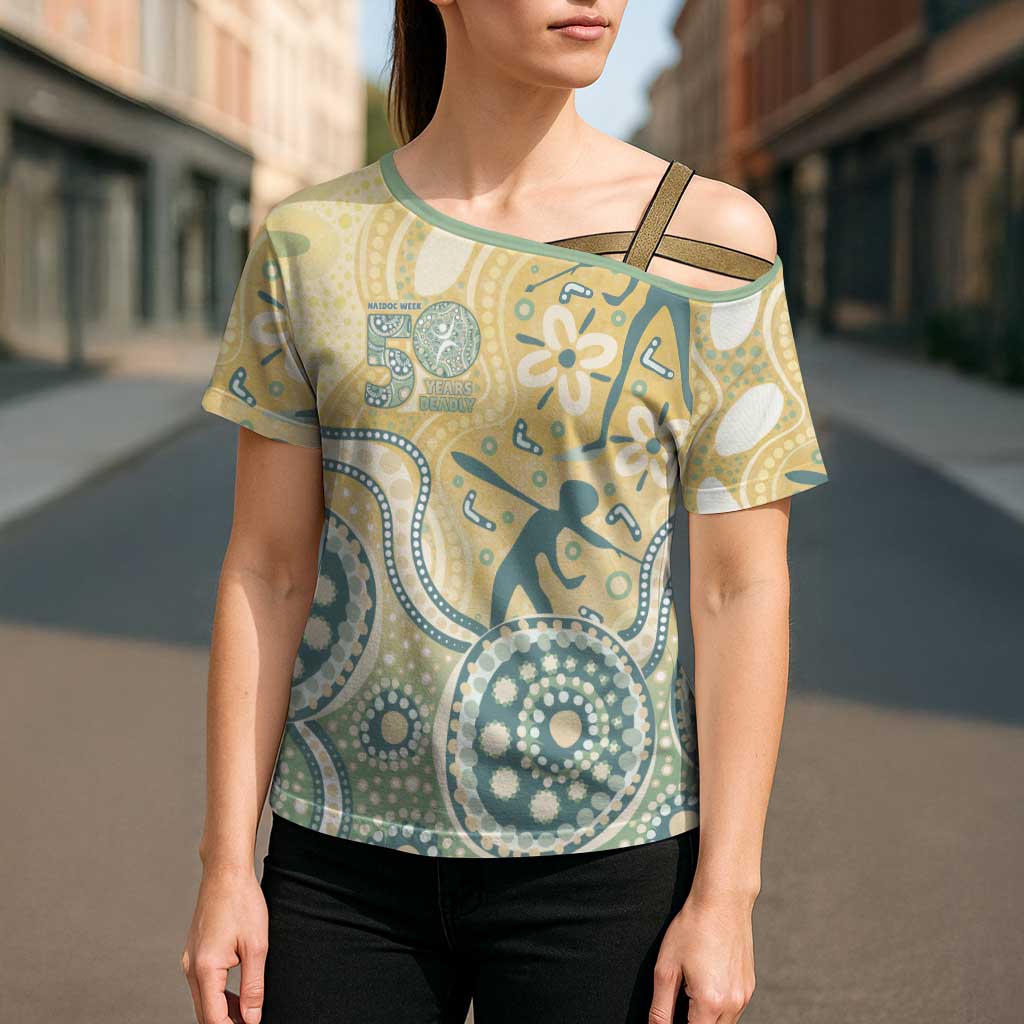 Pastel NAIDOC Week 2026 First Nations Indigenous Cross Shoulder Shirt The Life