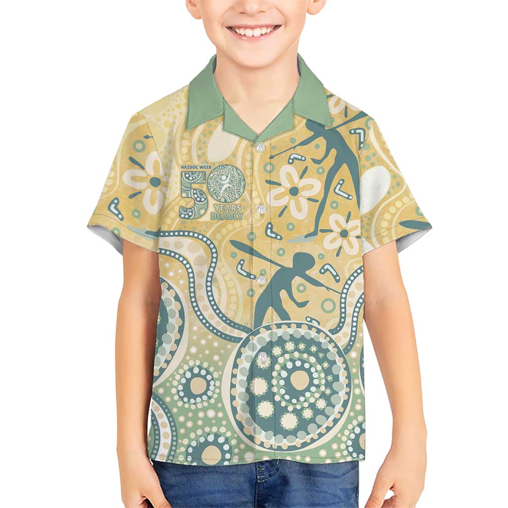 Pastel NAIDOC Week 2026 First Nations Indigenous Kid Hawaiian Shirt The Life