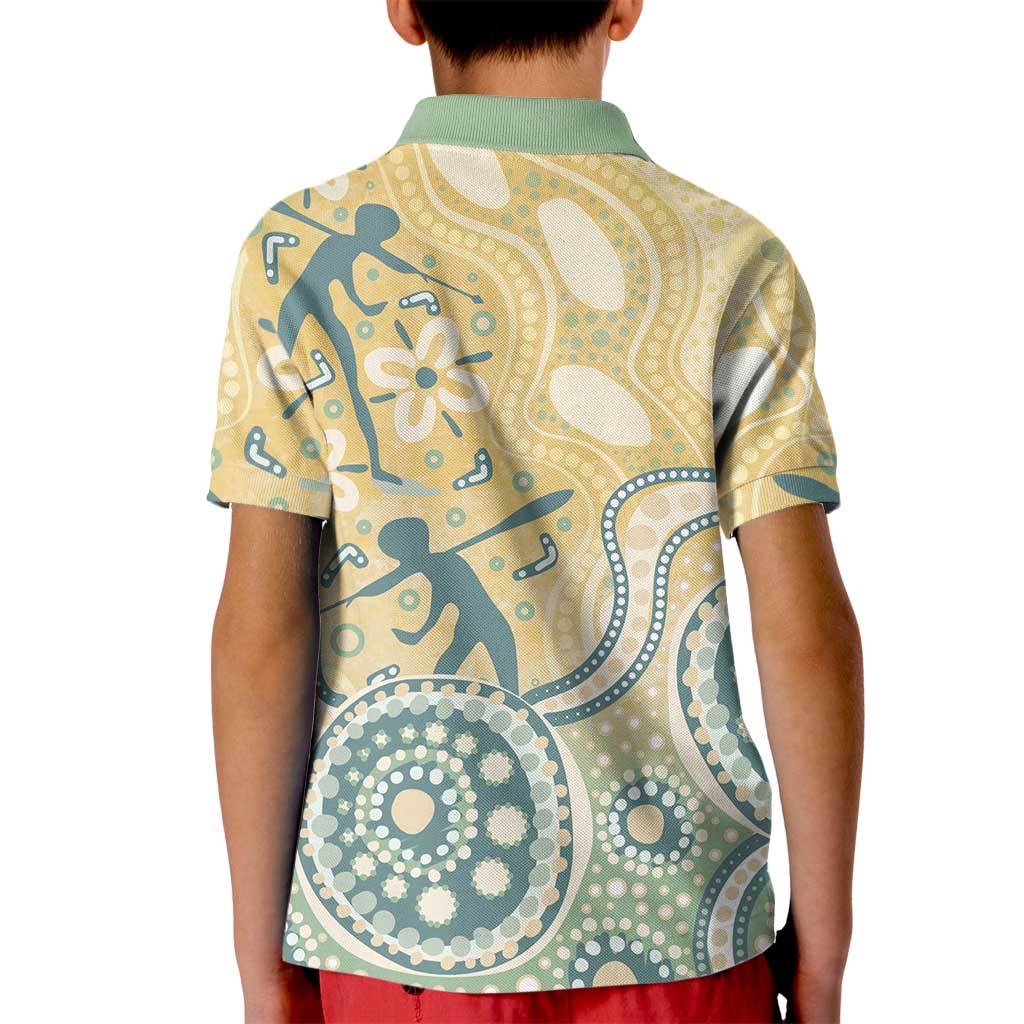 Pastel NAIDOC Week 2026 First Nations Indigenous Kid Polo Shirt The Life