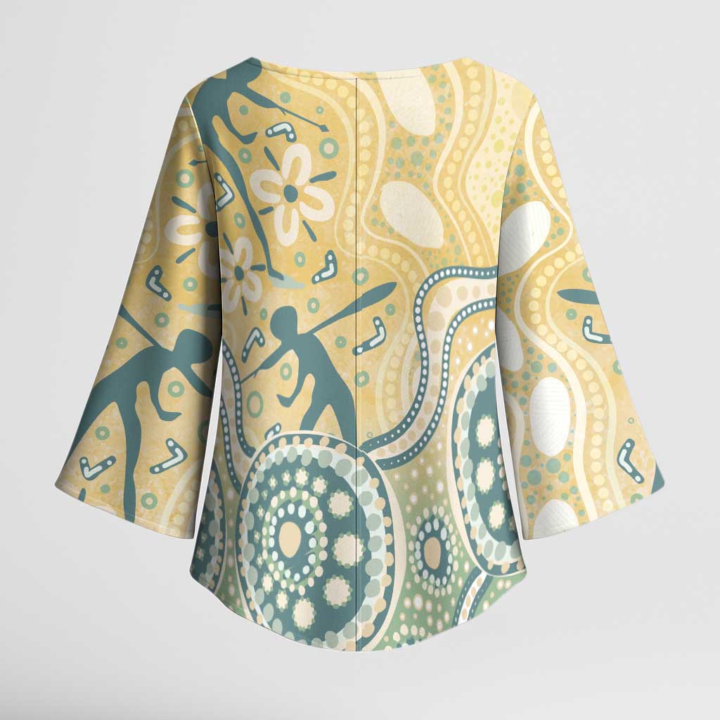 Pastel NAIDOC Week 2026 First Nations Indigenous Kimono Sleeve Blouse The Life