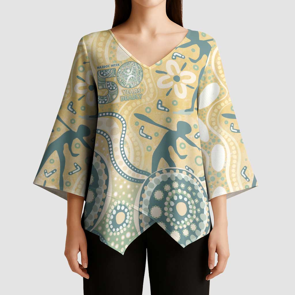 Pastel NAIDOC Week 2026 First Nations Indigenous Kimono Sleeve Blouse The Life