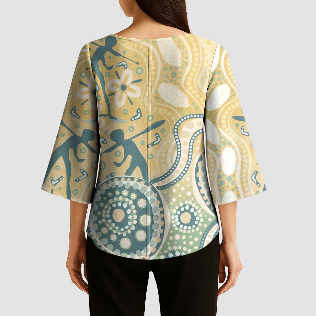 Pastel NAIDOC Week 2026 First Nations Indigenous Kimono Sleeve Blouse The Life