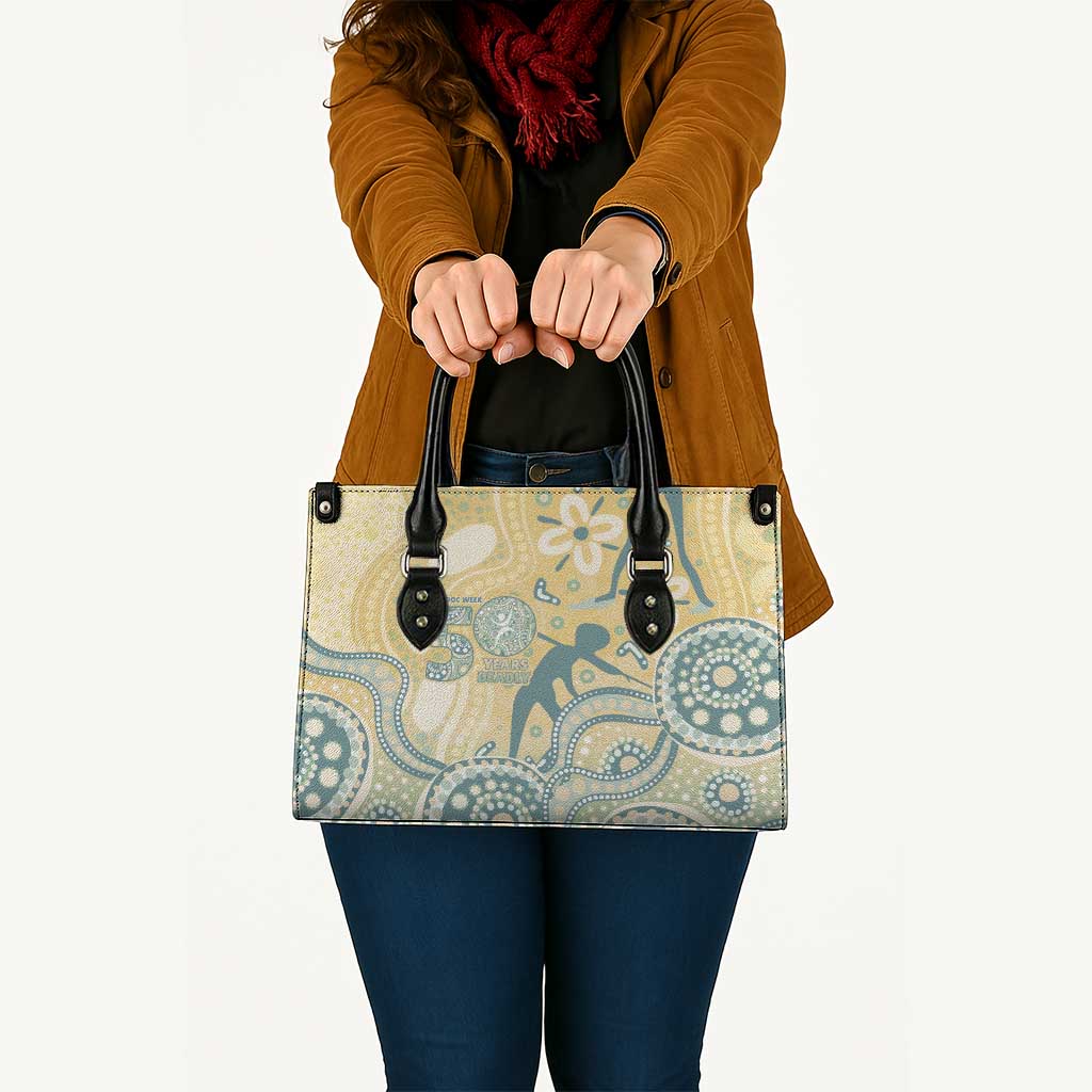 Pastel NAIDOC Week 2026 First Nations Indigenous Leather Bag The Life