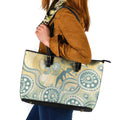 Pastel NAIDOC Week 2026 First Nations Indigenous Leather Tote Bag The Life