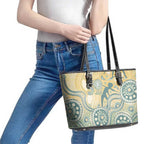 Pastel NAIDOC Week 2026 First Nations Indigenous Leather Tote Bag The Life