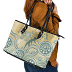 Pastel NAIDOC Week 2026 First Nations Indigenous Leather Tote Bag The Life