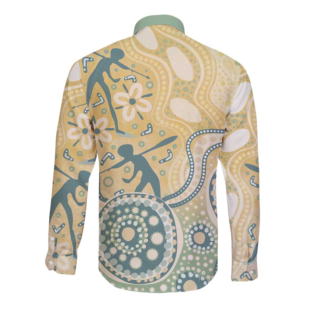Pastel NAIDOC Week 2026 First Nations Indigenous Long Sleeve Button Shirt The Life