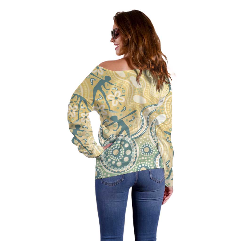 Pastel NAIDOC Week 2026 First Nations Indigenous Off Shoulder Sweater The Life