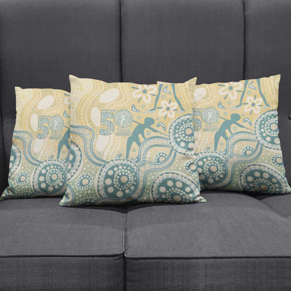 Pastel NAIDOC Week 2026 First Nations Indigenous Pillow Cover The Life