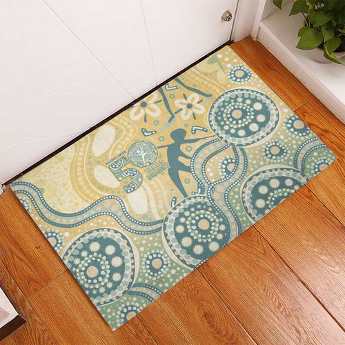 Pastel NAIDOC Week 2026 First Nations Indigenous Rubber Doormat The Life