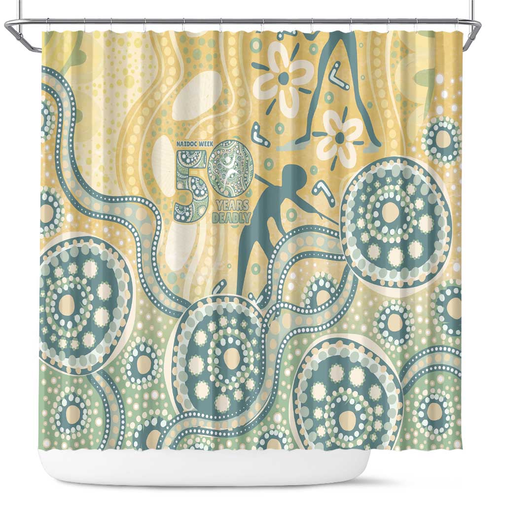 Pastel NAIDOC Week 2026 First Nations Indigenous Shower Curtain The Life