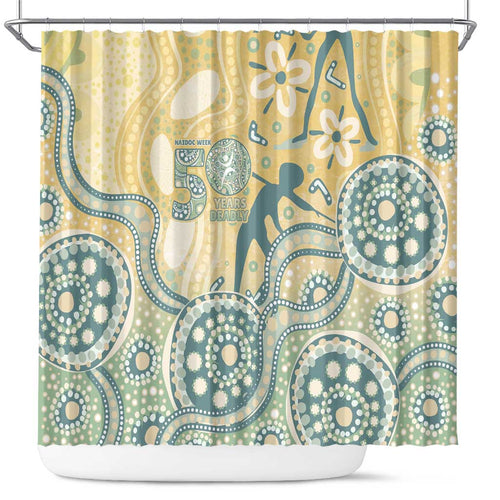 Pastel NAIDOC Week 2026 First Nations Indigenous Shower Curtain The Life