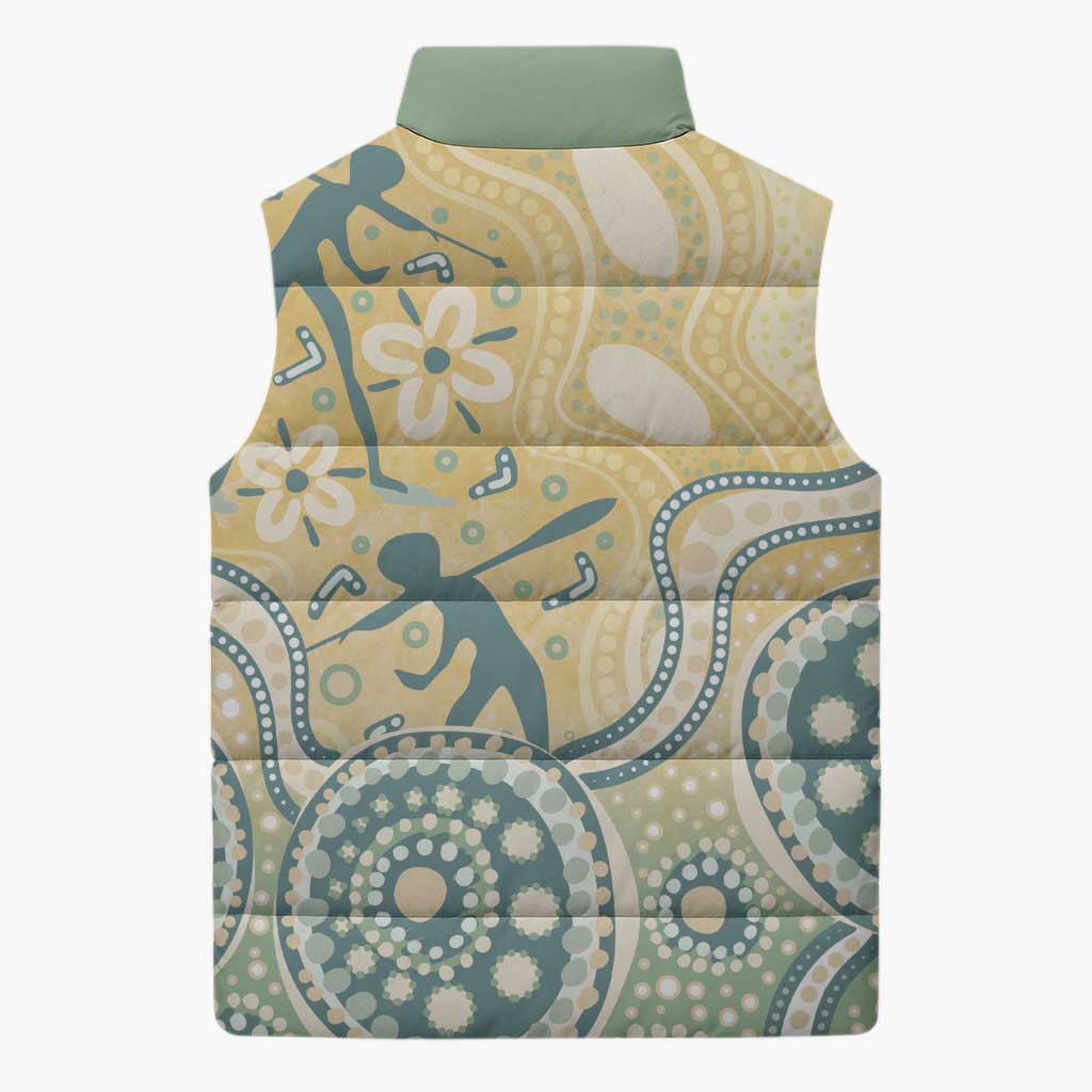 Pastel NAIDOC Week 2026 First Nations Indigenous Sleeveless Puffer Jacket The Life