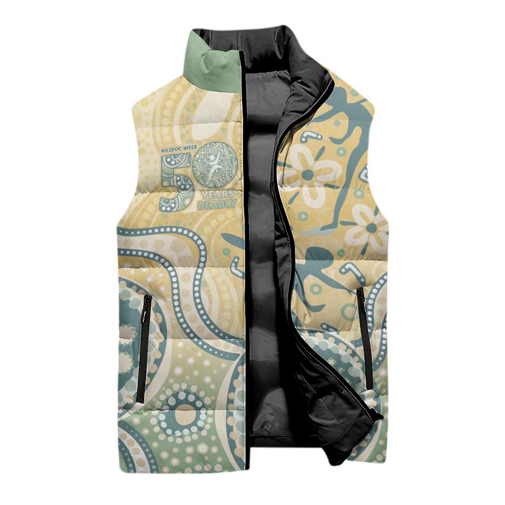 Pastel NAIDOC Week 2026 First Nations Indigenous Sleeveless Puffer Jacket The Life