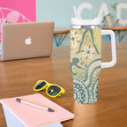 Pastel NAIDOC Week 2026 First Nations Indigenous Tumbler With Handle The Life