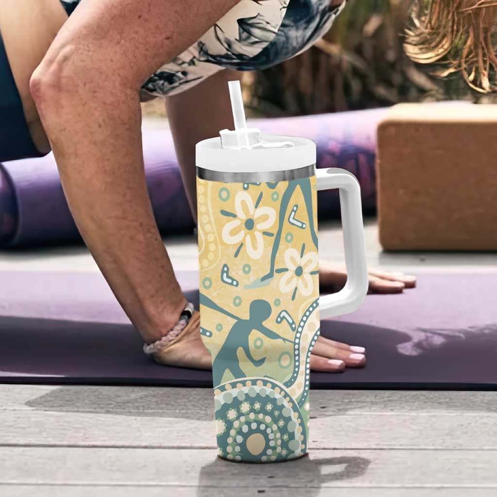 Pastel NAIDOC Week 2026 First Nations Indigenous Tumbler With Handle The Life