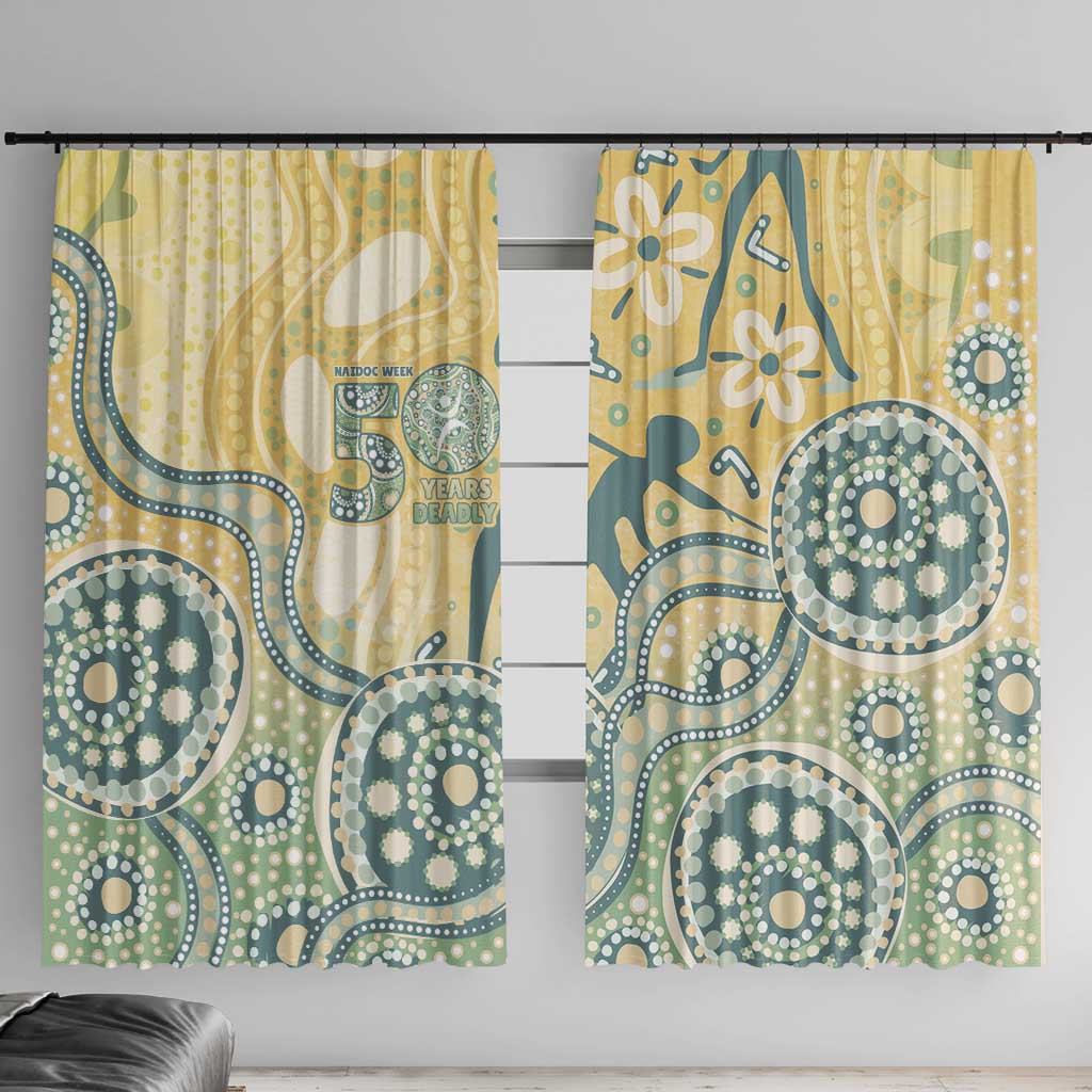 Pastel NAIDOC Week 2026 First Nations Indigenous Window Curtain The Life