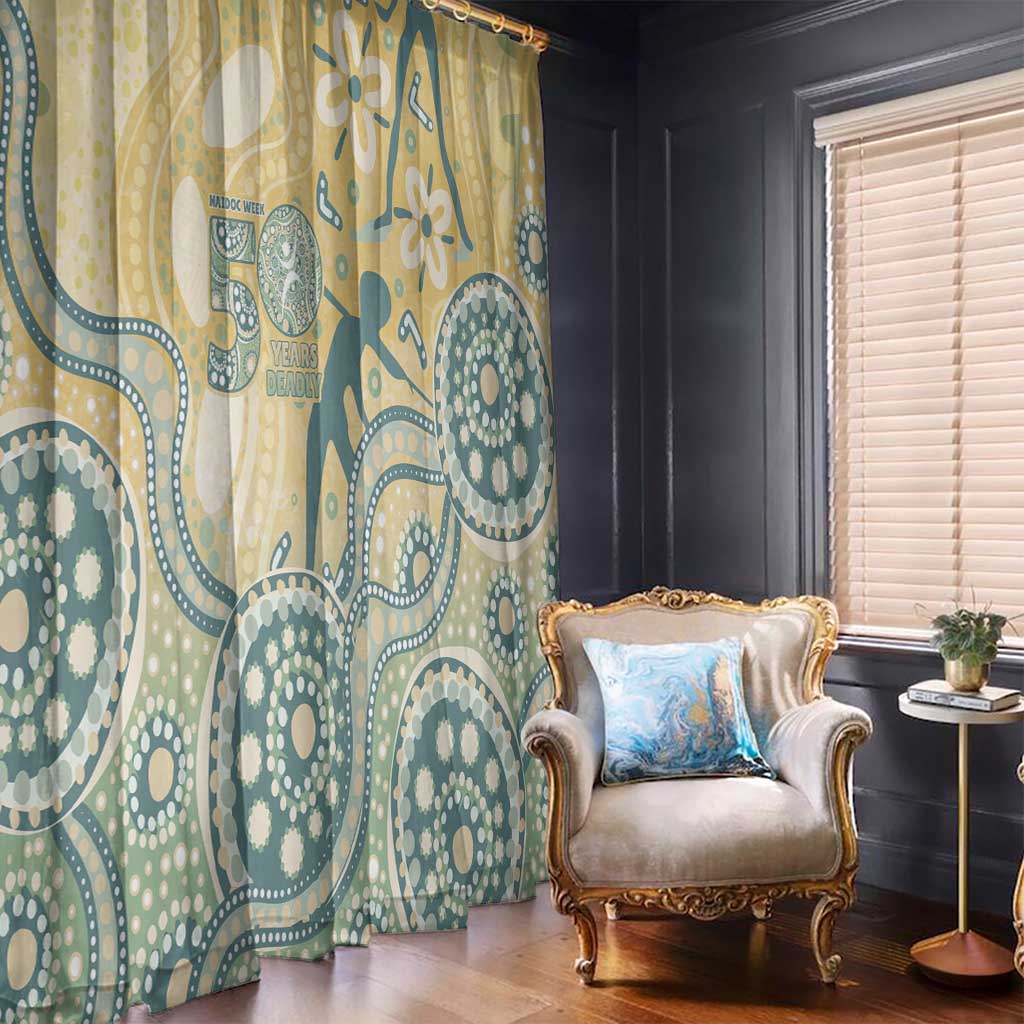 Pastel NAIDOC Week 2026 First Nations Indigenous Window Curtain The Life