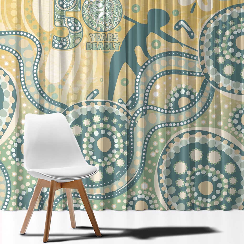 Pastel NAIDOC Week 2026 First Nations Indigenous Window Curtain The Life
