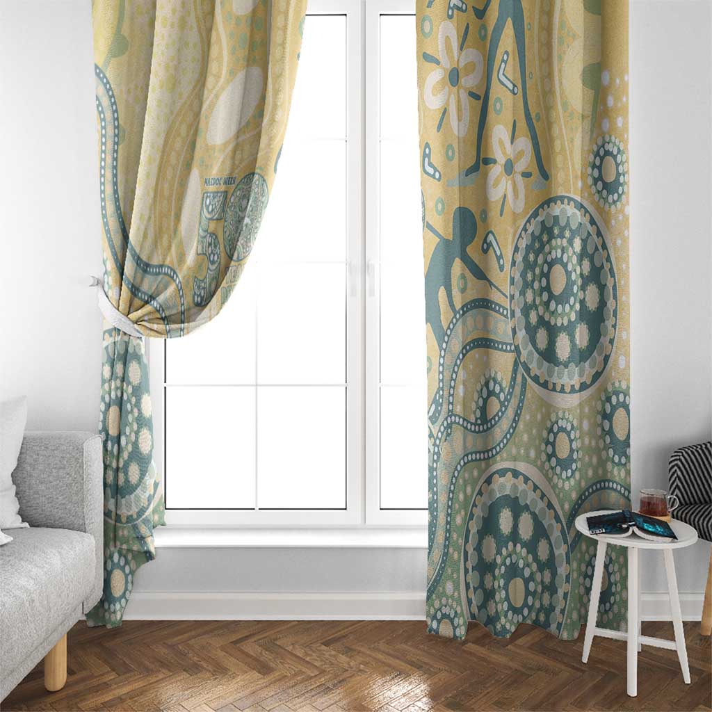 Pastel NAIDOC Week 2026 First Nations Indigenous Window Curtain The Life