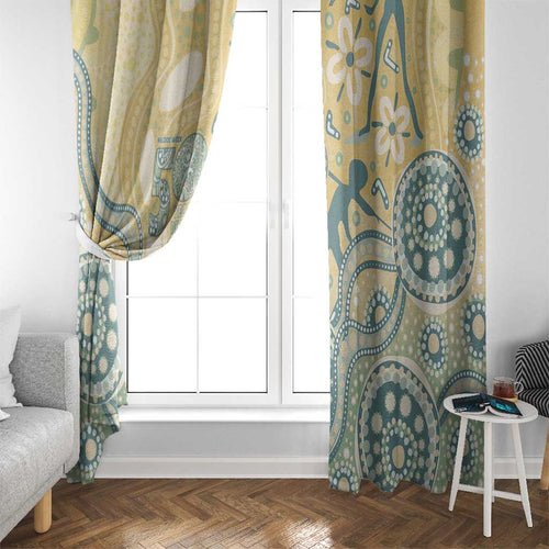 Pastel NAIDOC Week 2026 First Nations Indigenous Window Curtain The Life