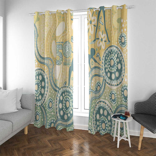 Pastel NAIDOC Week 2026 First Nations Indigenous Window Curtain The Life