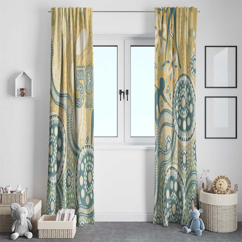 Pastel NAIDOC Week 2026 First Nations Indigenous Window Curtain The Life