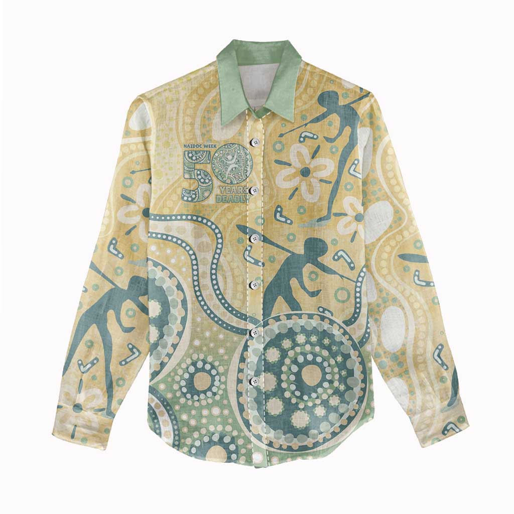 Pastel NAIDOC Week 2026 First Nations Indigenous Women Casual Shirt The Life