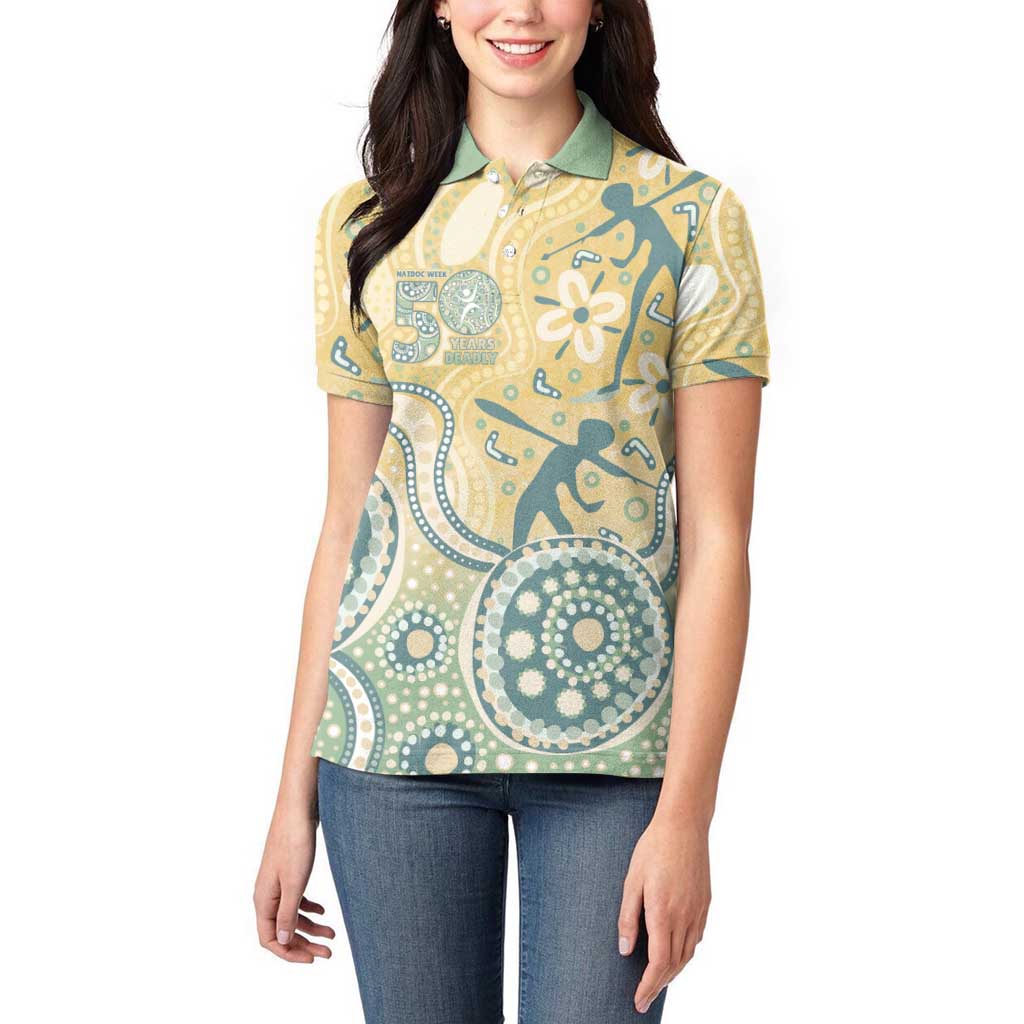 Pastel NAIDOC Week 2026 First Nations Indigenous Women Polo Shirt The Life